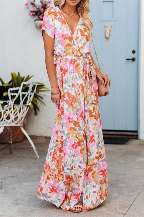 printed-surplice-short-sleeve-tie-waist-maxi-dress OhSoStyled - Sophia's Style-6